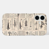  Vist: Antiek visser uit de jaren 1900 Case-Mate iPhone Case (Achterkant (horizontaal))