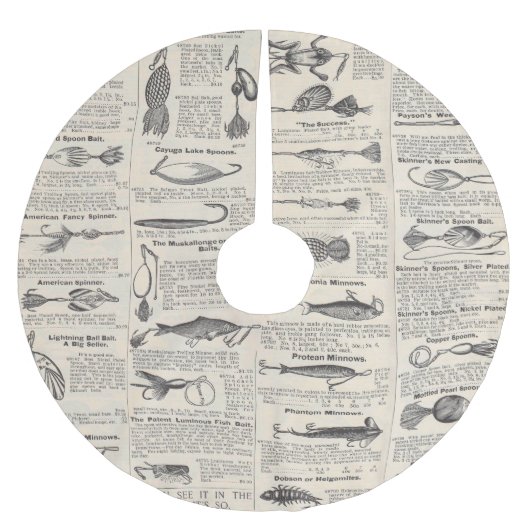  Vist: Antiek visser uit de jaren 1900 Kerstboom Rok (Voorkant)