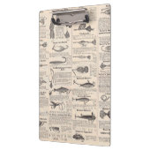  Vist: Antiek visser uit de jaren 1900 Klembord (Links)