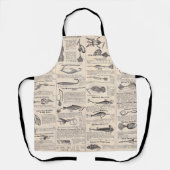  Vist: Antiek visser uit de jaren 1900 Schort (Voorkant)