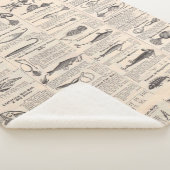 Vist: Antiek visser uit de jaren 1900 Sherpa Deken (3/4)