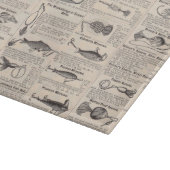  Vist: Antiek visser uit de jaren 1900 Snijplank (Hoek)