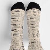  Vist: Antiek visser uit de jaren 1900 Sokken (Top)