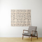 Vist: Antiek visser uit de jaren 1900 Wandkleed (In Situ (horizontaal))