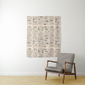 Vist: Antiek visser uit de jaren 1900 Wandkleed (In situ)