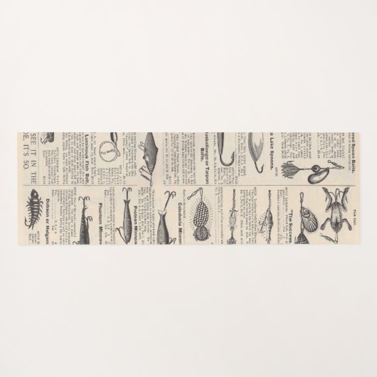  Vist: Antiek visser uit de jaren 1900 Yogamat (Achterkant (horizontaal))