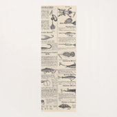  Vist: Antiek visser uit de jaren 1900 Yogamat (Achterkant)
