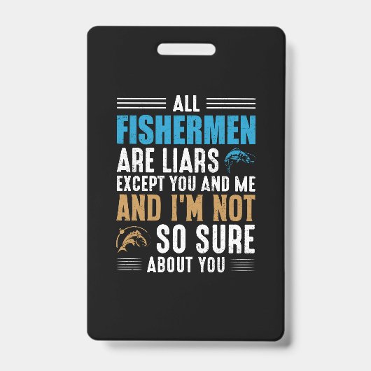 Vist Art All Fisherman Badge (Voorzijde)