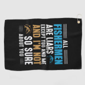 Vist Art All Fisherman Golfhanddoek (Horizontaal)