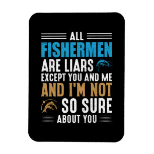 Vist Art All Fisherman Magneet