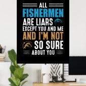 Vist Art All Fisherman Poster (Thuiskantoor)