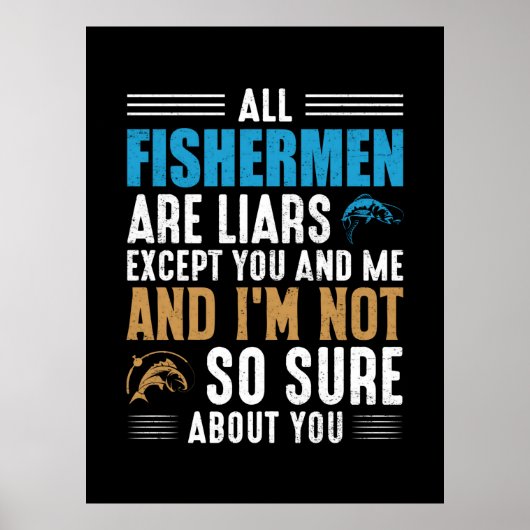 Vist Art All Fisherman Poster (Voorkant)