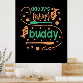 Vist Art Dad Fisher Friends Poster (Keuken)