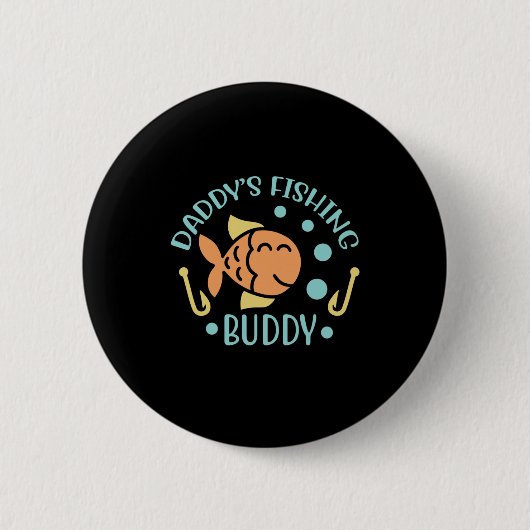 Vist Art Dad Friends Ronde Button 5,7 Cm (Voorkant)