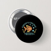 Vist Art Dad Friends Ronde Button 5,7 Cm (Voorkant /achterkant)