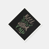 Vist Art Real Girls Fish Yall Servet (Hoek)