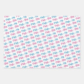 Vist Baby onthaal Baby shower Inpakpapier Vel (Voorkant 3)