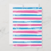 Vist Baby onthaal Baby shower Kaart (Achterkant)