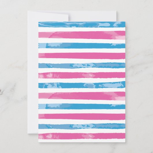 Vist Baby onthaal Baby shower Kaart (Achterkant)