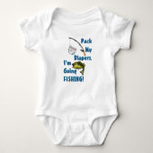 Vist! baby romper (Voorkant)