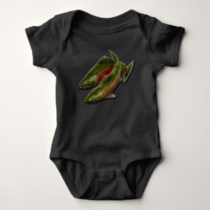 Vist Baby Shirten Coho Salmon Baby Creeper Gifts Romper