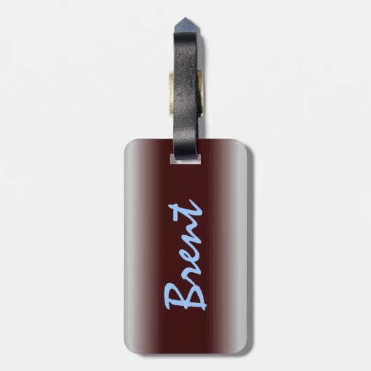 Vist Bagagelabel Polen (Achterkant verticaal)