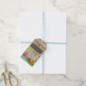 Vist bedankt voor cadeau label Gone Fishing Cadeaulabel (Met Touw)