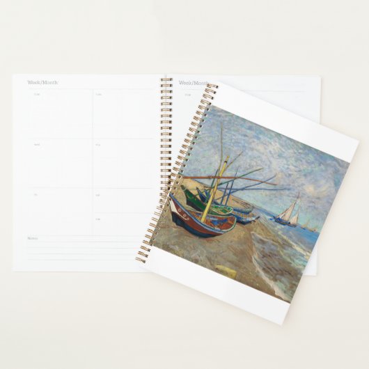 Vist Boars op het strand bij Saintes Maries 1888 Planner (Display)