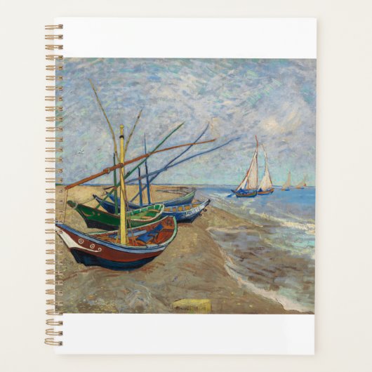 Vist Boars op het strand bij Saintes Maries 1888 Planner (Voorkant)