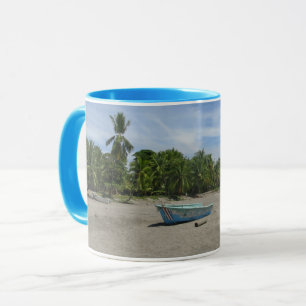 Vist Boat aan de strand in Costa Rica Mok
