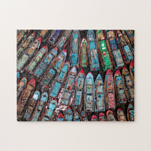 Vist Boat Jigzaag Complex Jigzaag Puzzle Extreme Legpuzzel (Horizontaal)