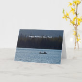 Vist Boat met Fishermen Vaderdag voor papa Kaart (Gele Bloem)