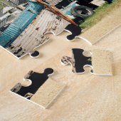 Vist Boats bij Hasting Sussex Legpuzzel (Zijkant)