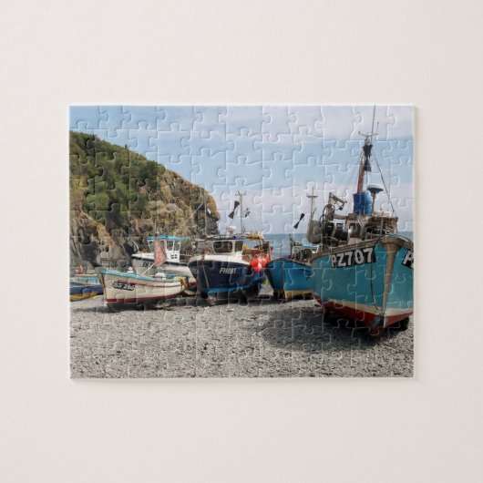 Vist Boats Cadgwith Cornwall England Legpuzzel (Horizontaal)