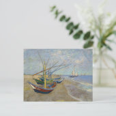 Vist Boats door Vincent Van Gogh Briefkaart (Staand voorkant)