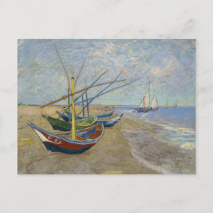 Vist Boats door Vincent Van Gogh Briefkaart