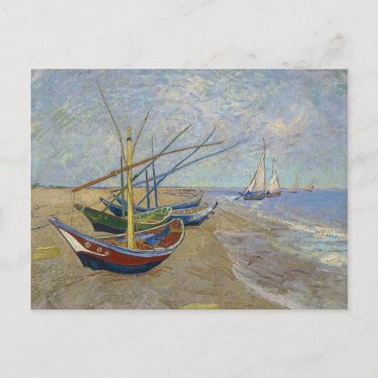 Vist Boats door Vincent Van Gogh Briefkaart (Voorkant)