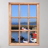 Vist Boats - Faux-venstereffect Poster (Voorkant)