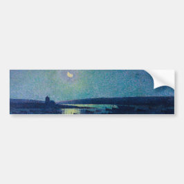Vist Boats in de Moonlight (Camaret, Frankrijk) Bumpersticker