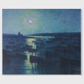 Vist Boats in de Moonlight (Camaret, Frankrijk) Cadeaupapier (Vlak)