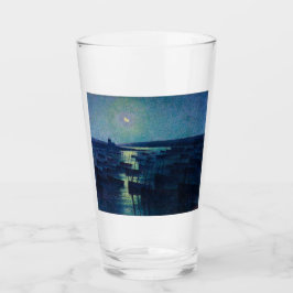 Vist Boats in de Moonlight (Camaret, Frankrijk) Glas