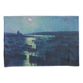 Vist Boats in de Moonlight (Camaret, Frankrijk) Kussensloop (Voorkant-Rechts)