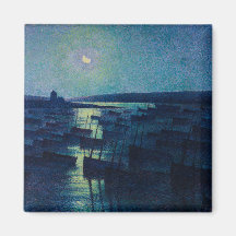 Vist Boats in de Moonlight (Camaret, Frankrijk)