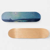 Vist Boats in de Moonlight (Camaret, Frankrijk) Persoonlijk Skateboard (Horizontaal)