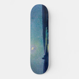 Vist Boats in de Moonlight (Camaret, Frankrijk) Persoonlijk Skateboard