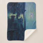 Vist Boats in de Moonlight (Camaret, Frankrijk) Sherpa Deken (Voorkant)
