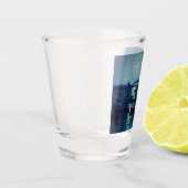 Vist Boats in de Moonlight (Camaret, Frankrijk) Shot Glas (Links)