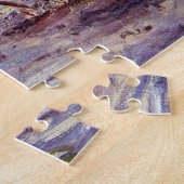 Vist Boats in Étretat Monet Fine Art Legpuzzel (Zijkant)