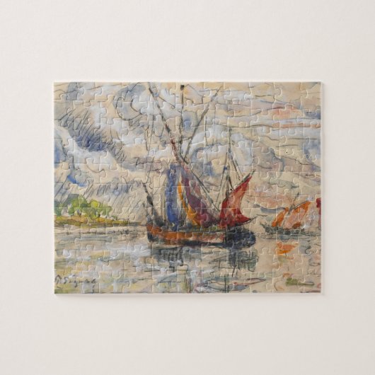 Vist Boats in La Rochelle, c.1919-21 Legpuzzel (Horizontaal)