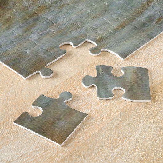 Vist Boats in Pourville Monet Fine Art Legpuzzel (Zijkant)